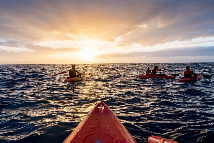 Ruta en kayak al atardecer Poris de Candelaria Cueva Bonita