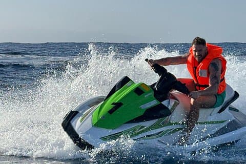 Paseo en moto acuática Turbo para 1 persona en Tenerife Sur con recogida