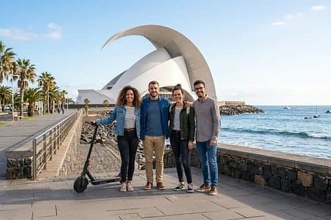 Tour en Patinete Eléctrico Urbano por Santa Cruz