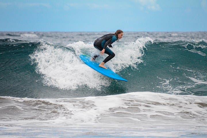 Clases privadas de surf en El Médano Tenerife