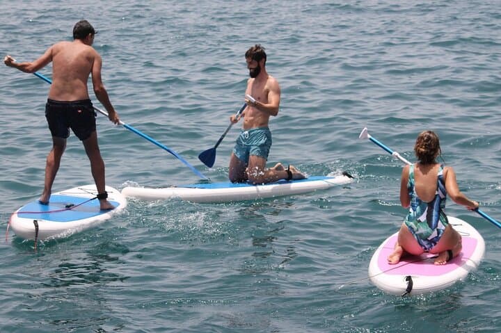 Stand Up paddle lesson in playa de las Américas, Tenerife