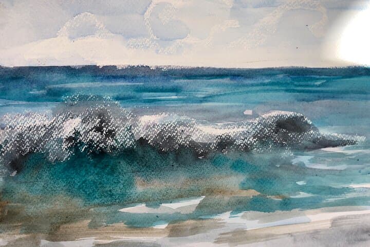 Tazacorte: Taller de acuarela "Pintando el mar y más"