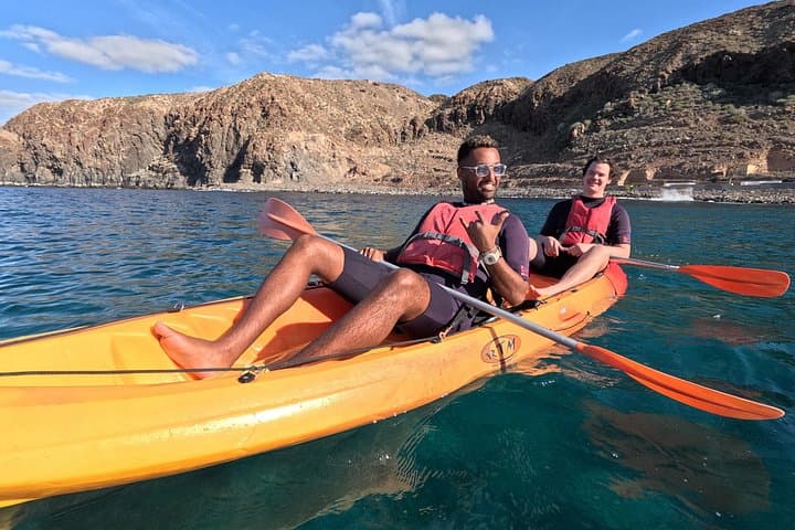 Kayak en Palm Mar con avistamiento de delfines y tortugas