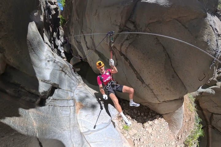 Parque de Aventura Vertical para principiantes Vía Ferrata en Tenerife