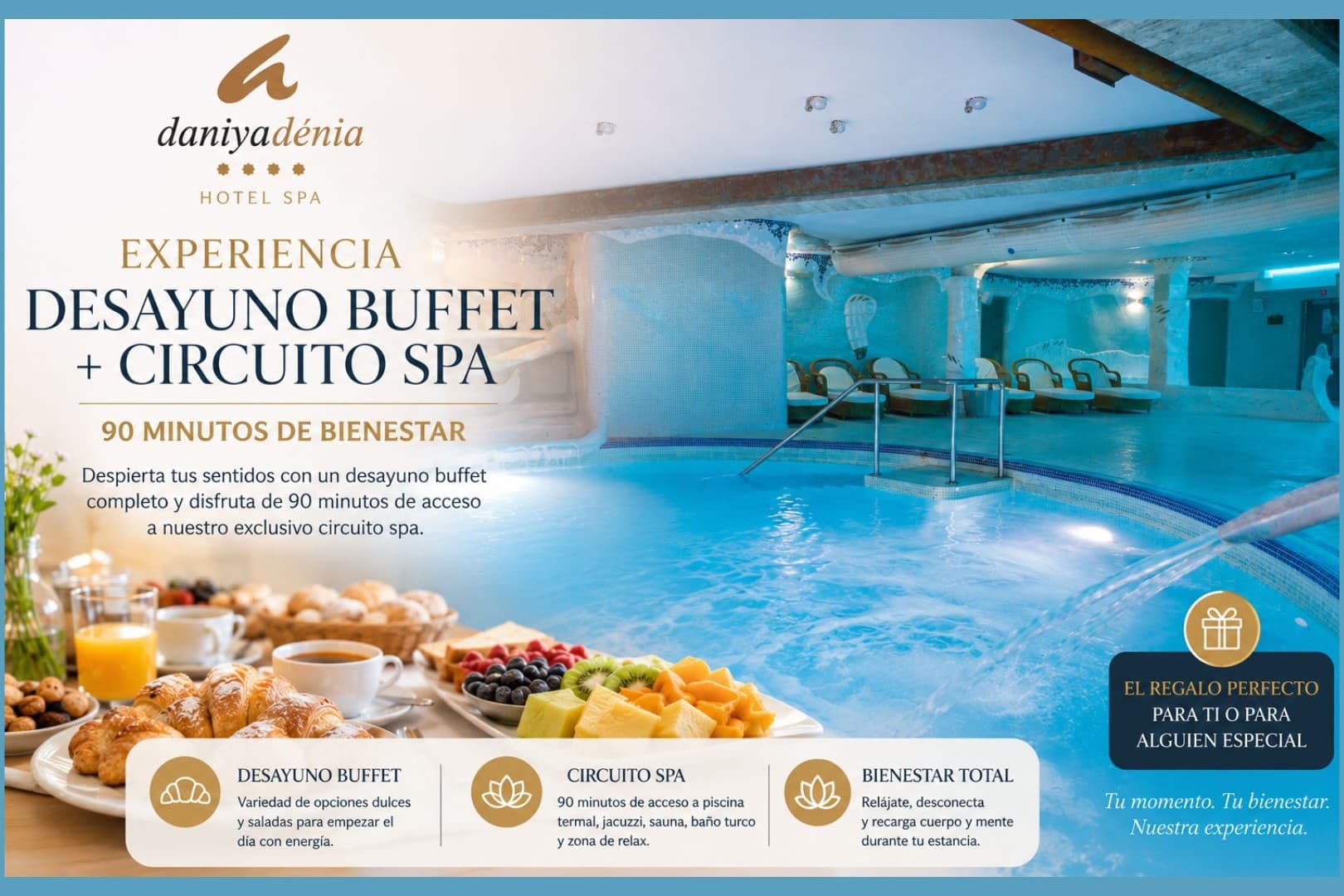 Experiencia Buenos días!: Desayuno buffet + circuito spa 90min — Spa Daniya Dénia