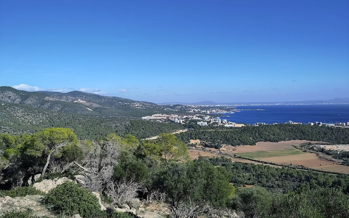Vista de Palmanova en Calvià, Mallorca