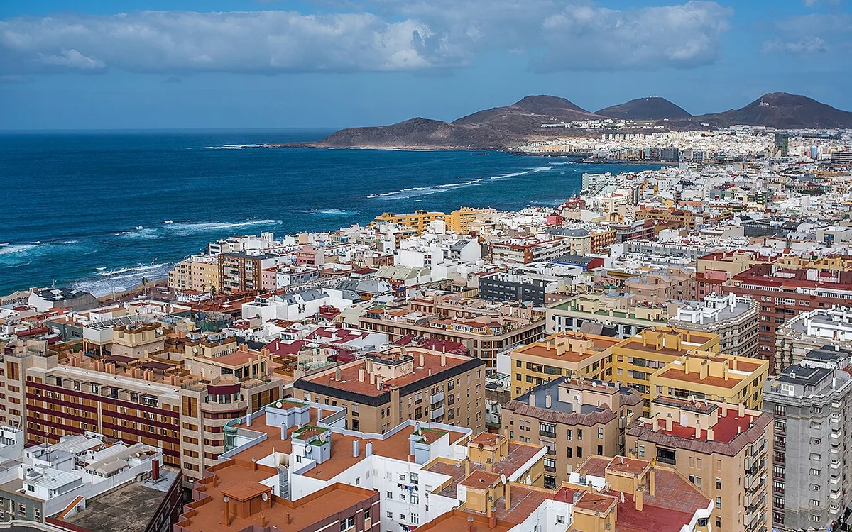 Vista de Las Palmas de Gran Canaria