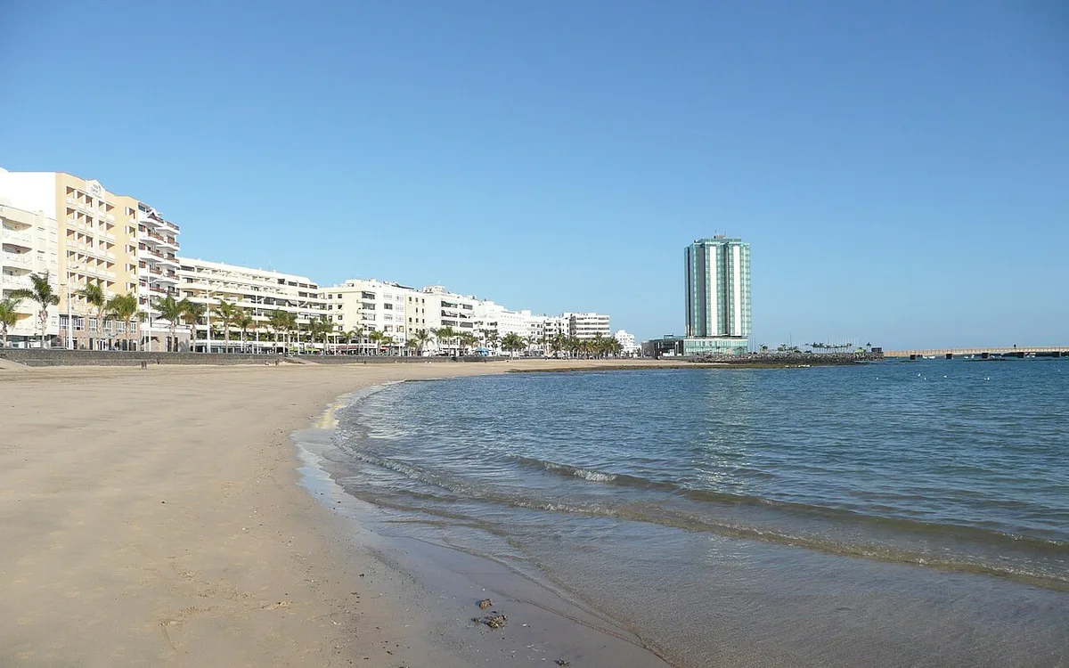 Playa del Reducto en Arrecife, Lanzarote
