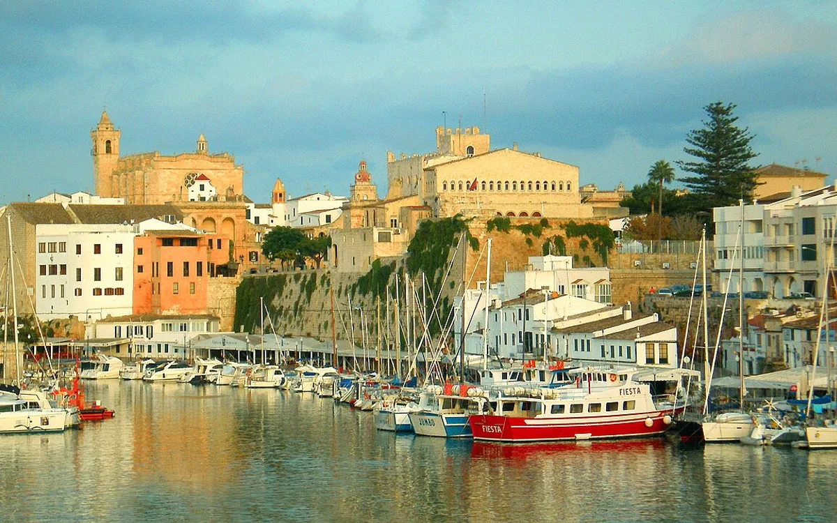 Vista de Ciudadela de Menorca